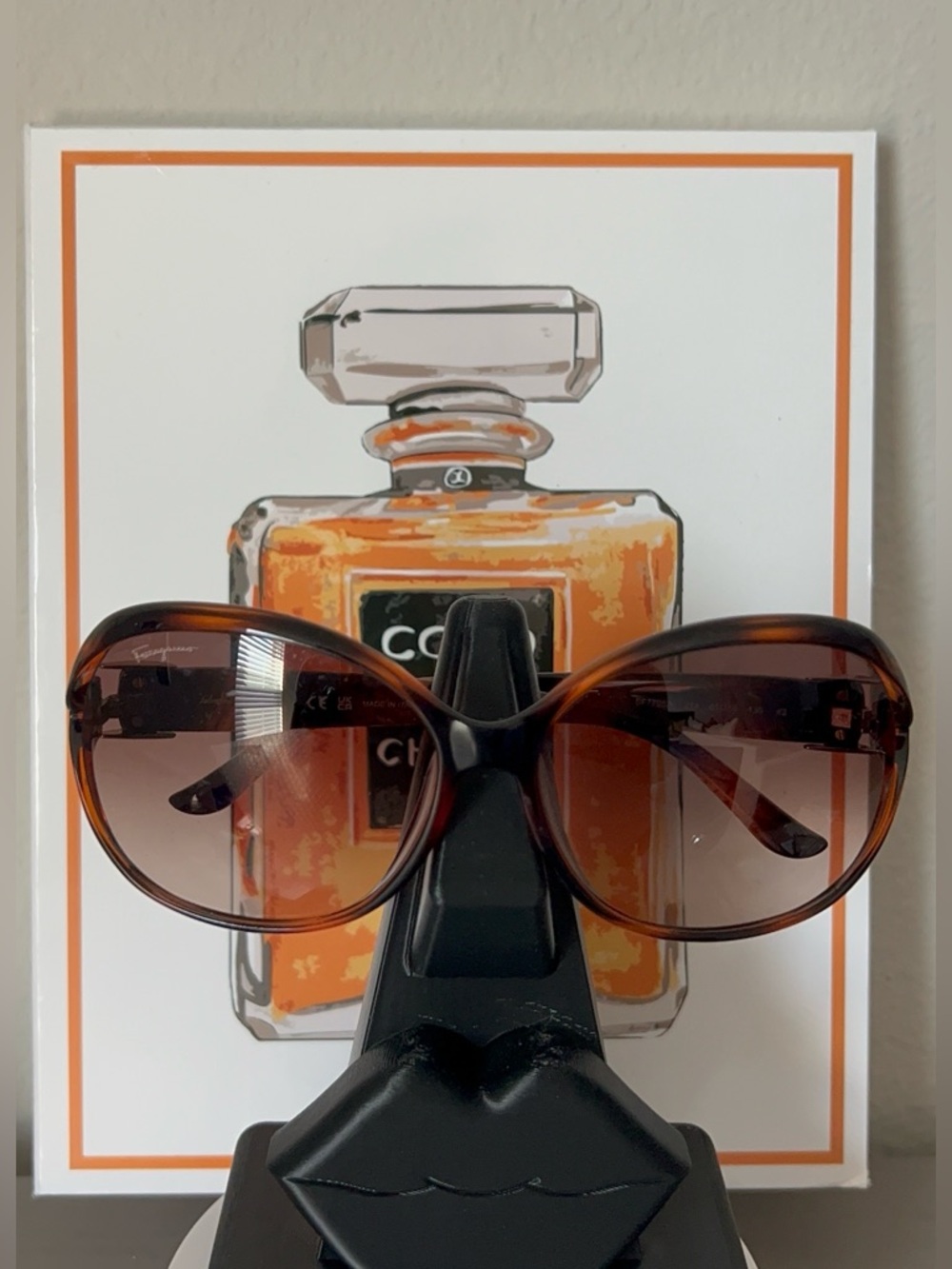 Salvatore Ferragamo Tortoiseshell Brown Gradient Lens Sunglasses - Picture 4 of 8